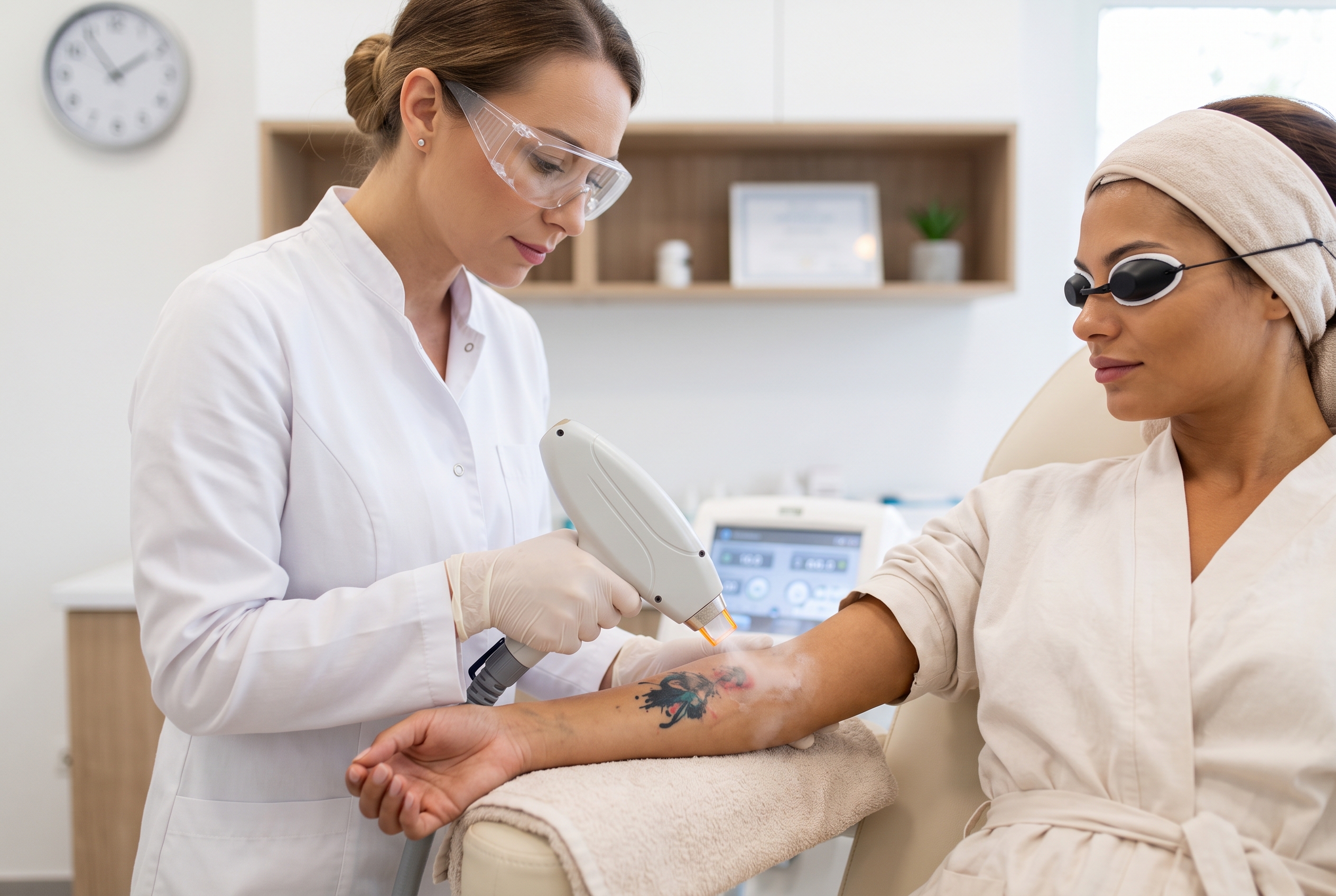 Rimuovere un tatuaggio appena fatto: quanto bisogna aspettare prima del laser?